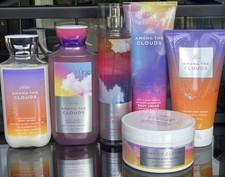 Bath And Body Works Among The Clouds Mist, Body Scrub, Gel, Shea Lotion Cream