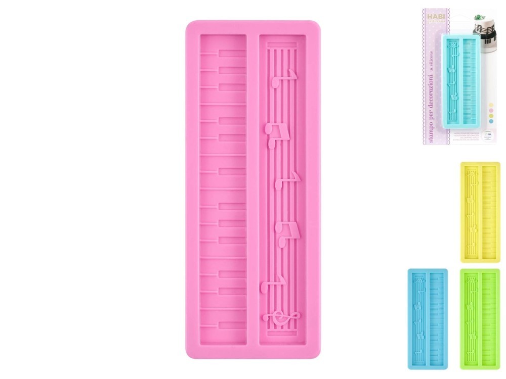 Silicone Music Assorted Molds Habi