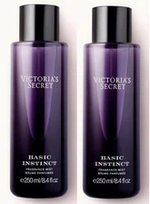 Victoria's Secret Basic Instinct Fragrance Body Mist 8.4 oz. New 2 Pc.