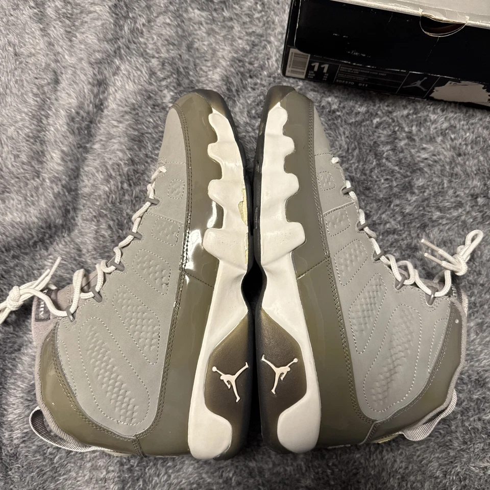 Air Jordan 9 ретро 2002 классный серый размер 11 - Изображение 3 из 4