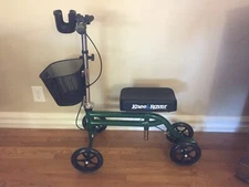 KneeRover® Steerable Knee Scooter Green - Preowned w Accessories