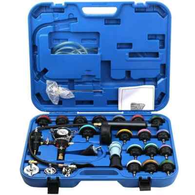 28tlg Autoreparatursatz Kühlerdrucktester Vakuumkühlsystem Tester