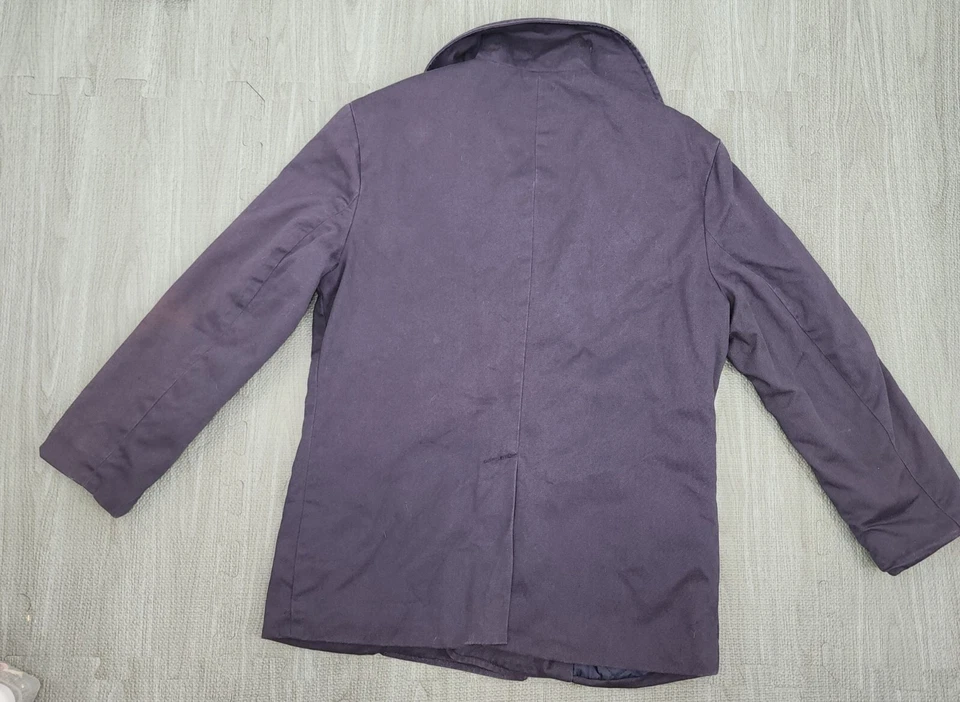 Kids Wes and Willy Navy Blue Peacoat Jacket Small 100% Cotton Sailor Buttons - Image 2 of 4