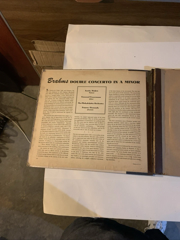 12" Chopin Victor 78 rpm Set Complete Moriz Rosenthal Book And Vinyl - Image 2 of 4