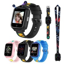 4G Kids Smartwatch Phone Watch GPS Anti-Lost Tracker SOS Video Call Dual-Camera