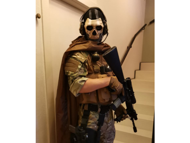 Call of Duty MW2 Ghost Mask Cosplay