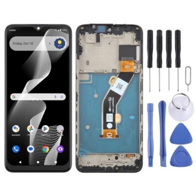 Display Samsung J6 Display LCD Touch Screen 6,52" Con Digitalizzatore E Telaio Assemblato Per TCL 4X 5G T601DL – Ricambio Nuovo, Colore Nero Touch Screen Telaio T601dl - Foto 10
