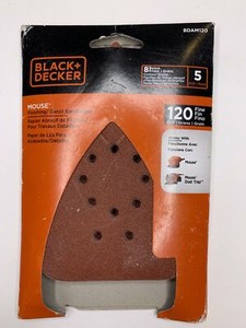 Black & Decker Bdam120 120G Mouse Sandpaper, 5-Pack (885911281713)