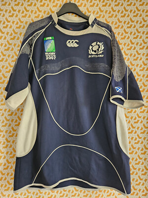 Maillot Vintage Rugby Écosse World Cup 2007 Canterbury – Taille XL