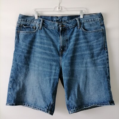 Old Navy Original Loose Built In Tough Mens Blue High Rise Denim Shorts  Size 44