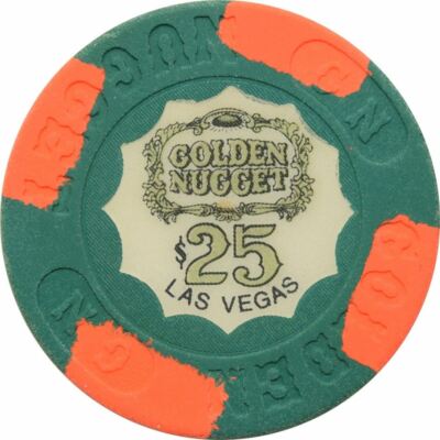 Golden Nugget Casino Las Vegas Nevada $25 Chip 1980s | eBay