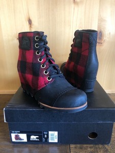 sorel pdx wedge plaid