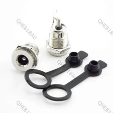 DC Power Supply Jack Plug Socket Female Panel Mount Connector 5.5mm x 2.5mm 25H