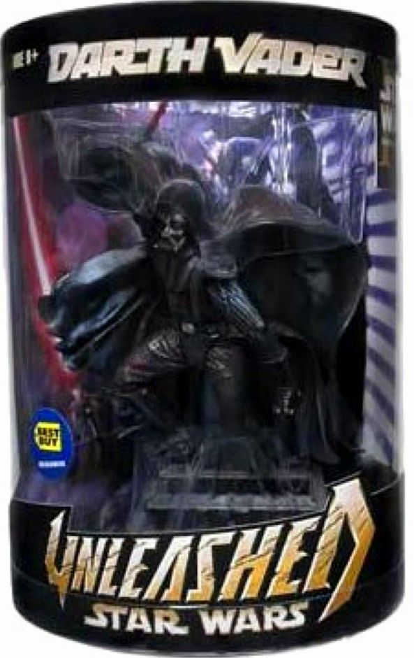 STAR WARS Unleashed Darth Vader フィギュア Amazon.com: Star Wars Unleashed Darth Vader RARE Blue Card
