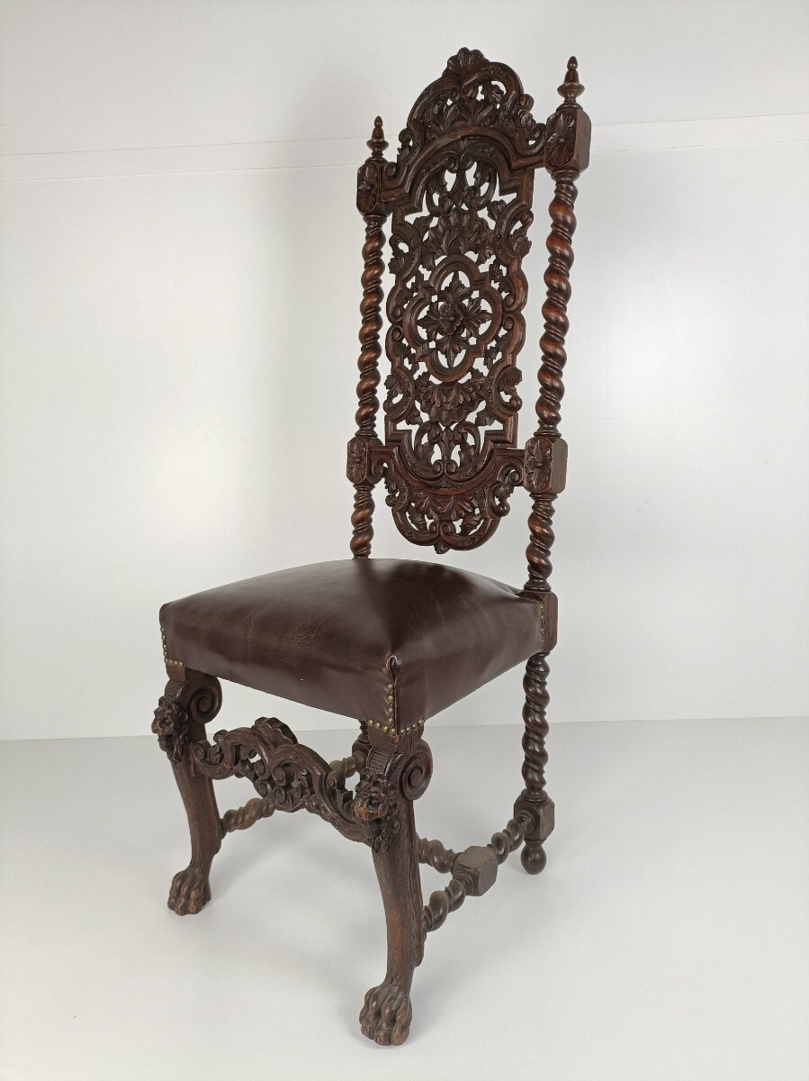 木製　アンティーク　イス　USED 木製チェア フランスアンティーク ⑤ | OGISHIMA COFFEE Antiques
