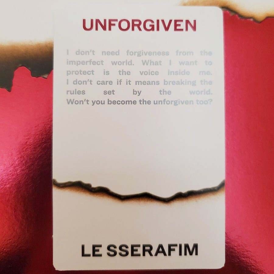 LE SSERAFIM Unforgiven Standard ver. BLOODY ROSE Sakura Official