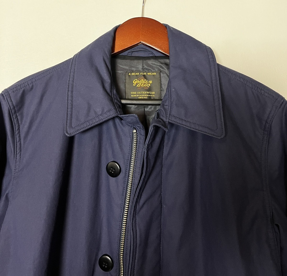 285 GOLDEN BEAR Proofed Cotton Field Jacket Size S MADE IN USA