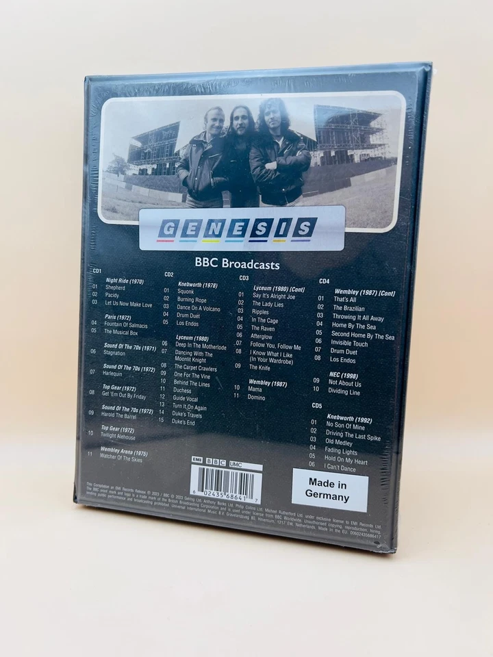 BBC Broadcasts by Genesis (5 CD Set, März 2023, EMI) *NEU* - Bild 2 von 2