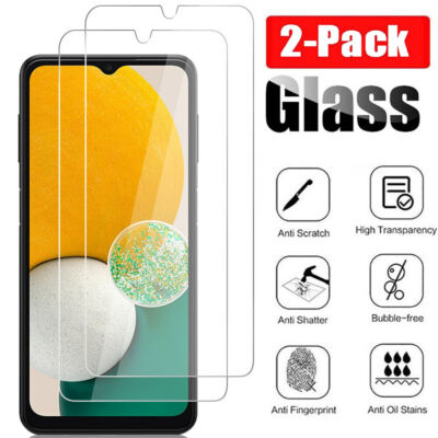 For Samsung Galaxy A13 A14 5G A54 A03S Premium Tempered Glass Screen Protector