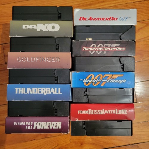 James Bond Collection VHS 8 Movie Lot Die Another Day Thundeball Goldfinger 007 - Picture 7 of 12
