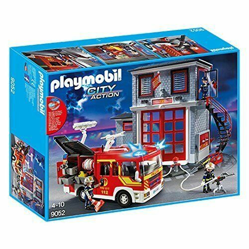 playmobil fire station superset