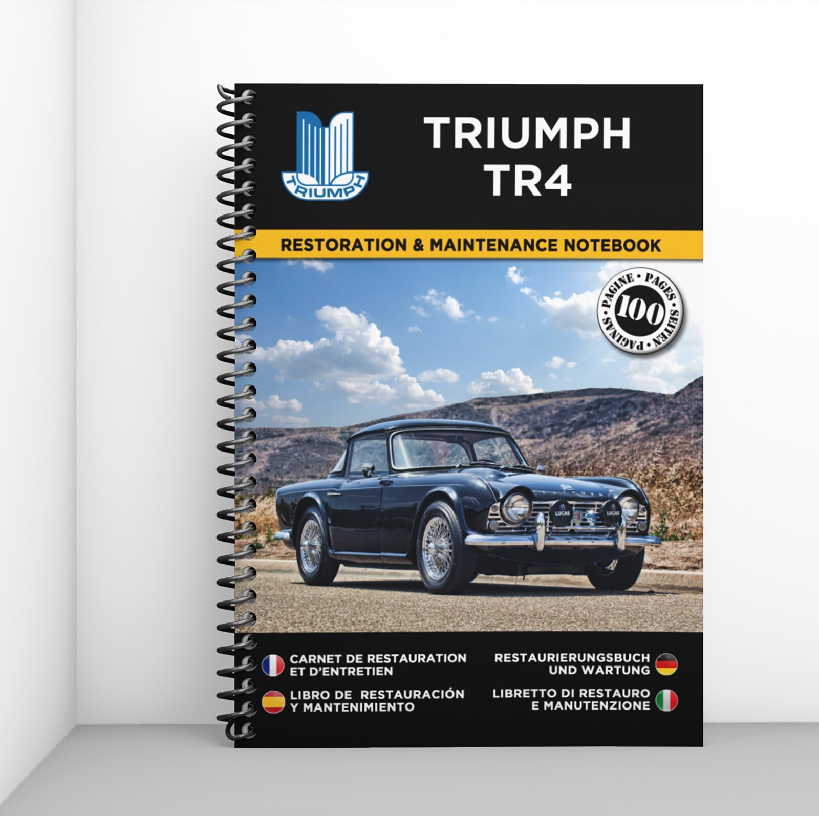 Carnet d'entretien Triumph TR4 pour préserver l'histoire de votre roadster vintage
