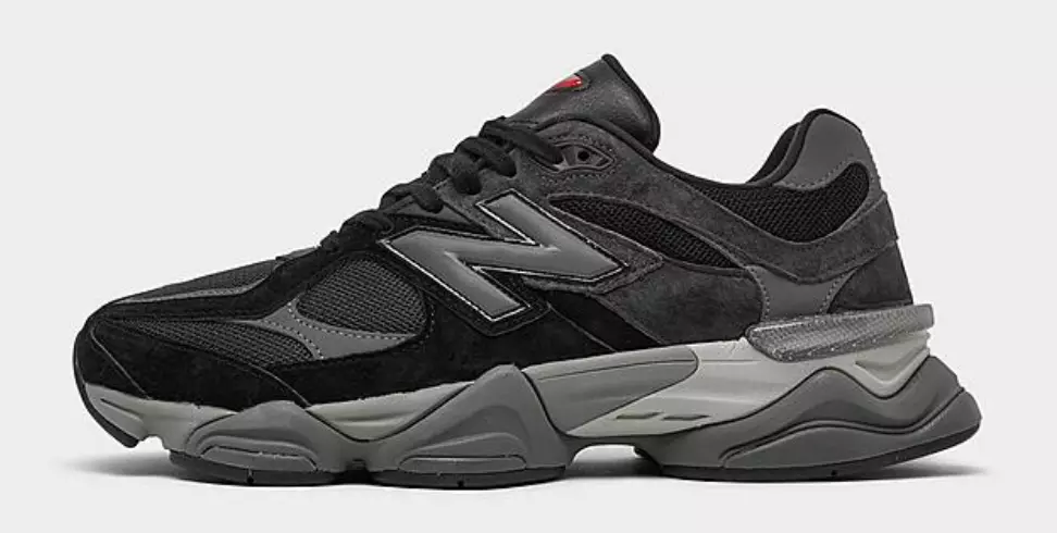 Mens New Balance 9060 Black/Castlerock/Red Brand New U9060BLK 001 Multiple Sizes