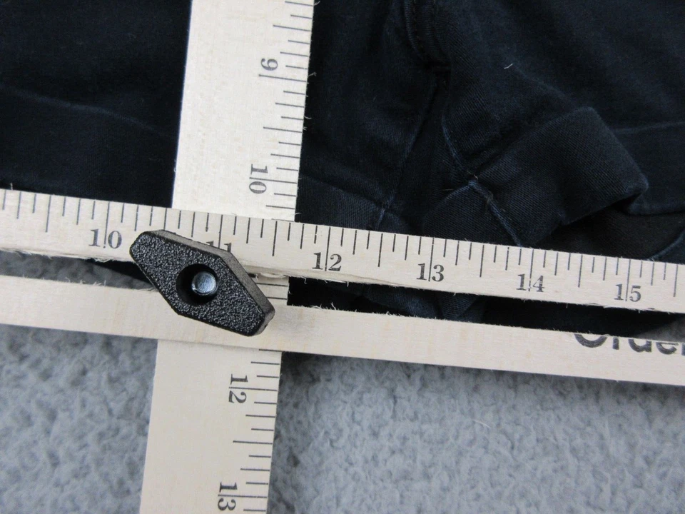 Pantalones Cortos Aeropostale Mujer 8 Azul Chino Tiro Alto Midi Bolsillos Damas 26X11 Foto 2 de 4