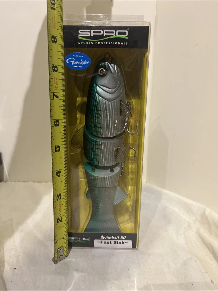 Spro 8" Swimbait 80 Fast Sink Mackerel NEW - Image 2 of 4