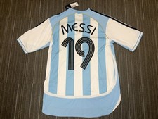 Adidas Argentina Lionel Messi #19 2006 Home Jersey Men's Size Large