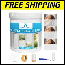 Water Based Window Tint - 35oz Privacy Glass Paint with Low Odor & UV Protection