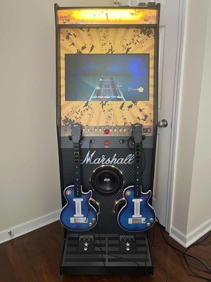 NEW Guitar Hero Clone Hero Full Size Arcade Game NEW CRKD Guitars! LOUD Sound!