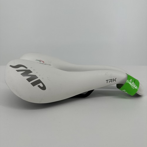 Selle SMP TRK Fahrradsattel Split Cutout Fahrradsitz weiß Handmade Italy 160mm - Bild 1 von 9