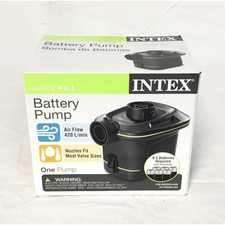 lNTEX Air Pump Quick-Fill Battery Operated Portable - inflates and deflates Camp