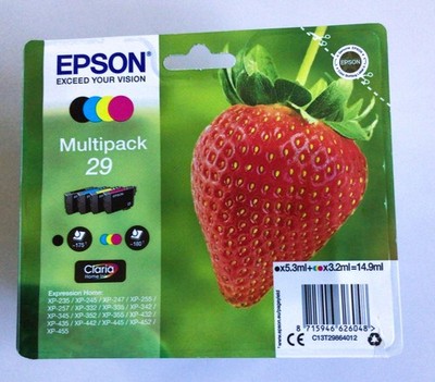 Original Epson T2986 Multipack BK C M Y OVP (MHD 09/2025)