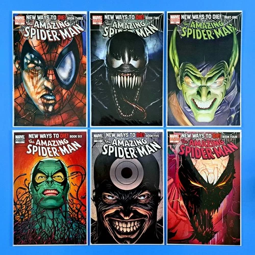 Amazing Spider-Man #568-573 Variant Set (2008) 1st App Anti-Venom NM Lot Of 6🔥