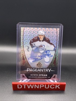 2024-25 SP Authentic Bowen Byram 2023-24 Update Pageantry Auto #P-24