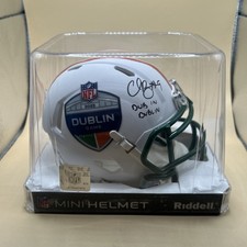 Chris Boswell Signed Autographed “Dub” Dublin Ireland Mini Helmet Inscribed JSA