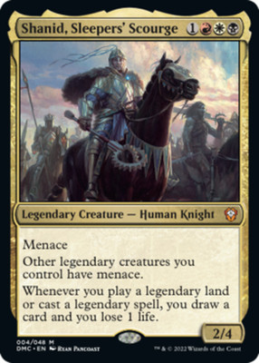 Slightly Played, English - 1 x MTG Shanid, Sleepers' Scourge Commander: Dominari