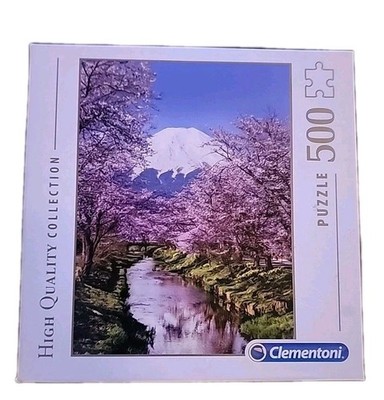 SEALED ~ Clementoni High Quality Collection Fuji Mountain 500 Pcs 19 x 14