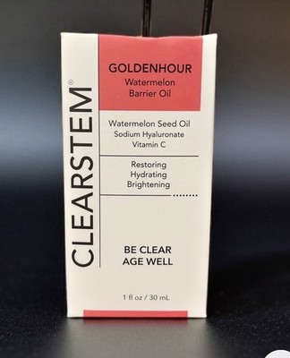 Clearstem Goldenhour Watermelon Barrier Oil 1 fl oz New in Box MSRP $48
