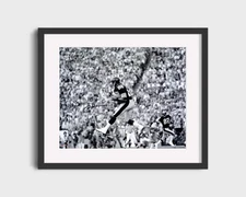 Football Autograph Print - Lynn Swann - Legendary Leap