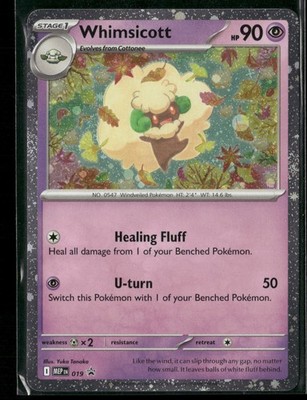 Whimsicott (Cosmos Holo) 019 Holofoil LP
