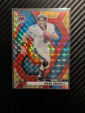 2025 Panini Mosaic - Mark Brunell #37 Choice Red & Yellow Mosaic Prizm /89
