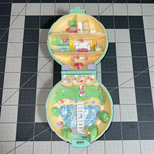 Casa de playa vintage Polly Pocket 1989 Bluebird original - Imagen 2 de 6