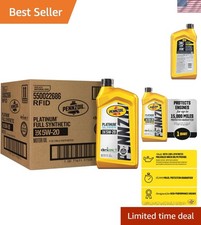 Platinum Full Synthetic 5W-20 Motor Oil 1-Quart, Case of 6 50.13 per gallon