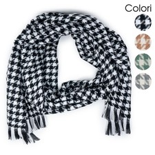 Sciarpa invernale uomo donna pied de poule scialle caldo piedipull inverno moda