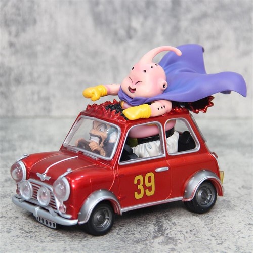 Action Figure Majin Buu e Mr. Satan Drive Car Anime Figure 14cm Da Collezione - Foto 2 di 10