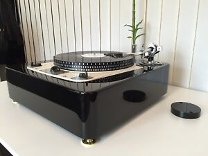 Garrard 301 9 Piano Black Plinth Shroud Without Turntable Tonearm Ebay