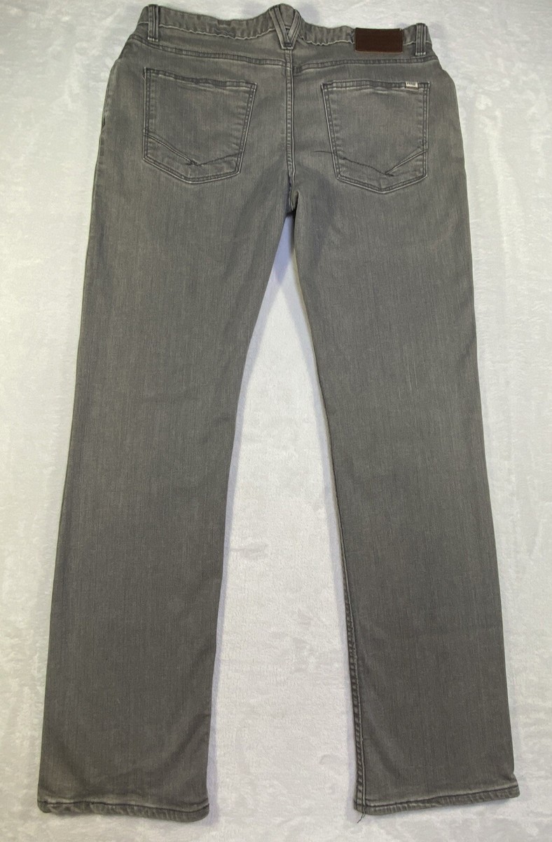 Vans Jeans Mens 34x34 Slim Straight Fit Gray Skater Board